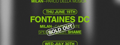 Unaltrofestival - Sold Out dei Fontaines D.C. all'XI edizione del Festival. Massive Attack, Fontaines D.C., e The Smashing Pumpkins gli headliner dell'XI edizione. A inizio giugno a Milano
